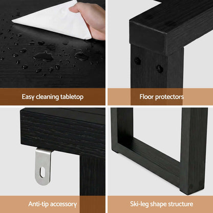 Best Console Table 110CM Black | Buy Online at Furniture Things Australia