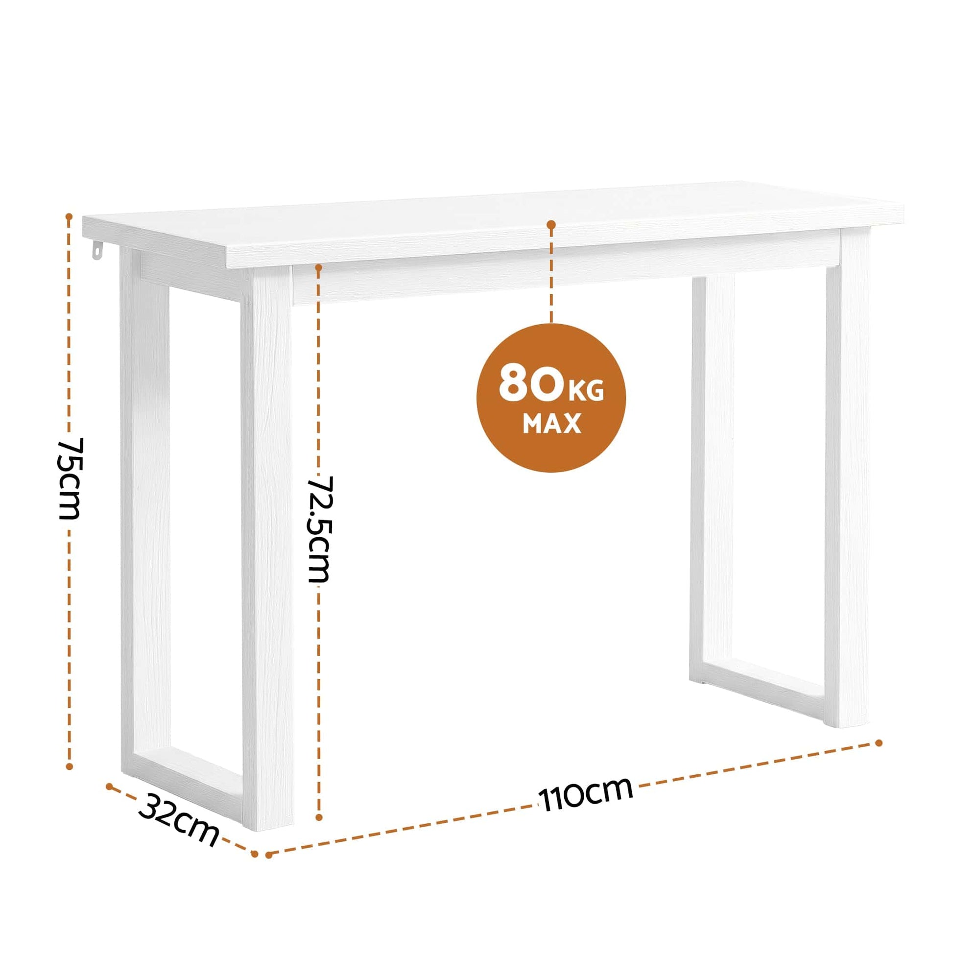 Best Console Table 110CM White | Buy Online at Furniture Things Australia