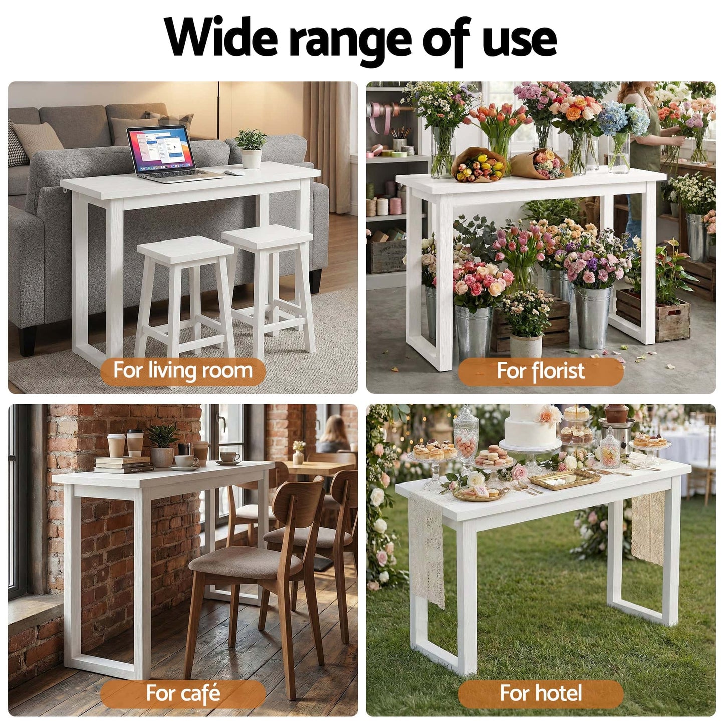 Best Console Table 110CM White | Buy Online at Furniture Things Australia