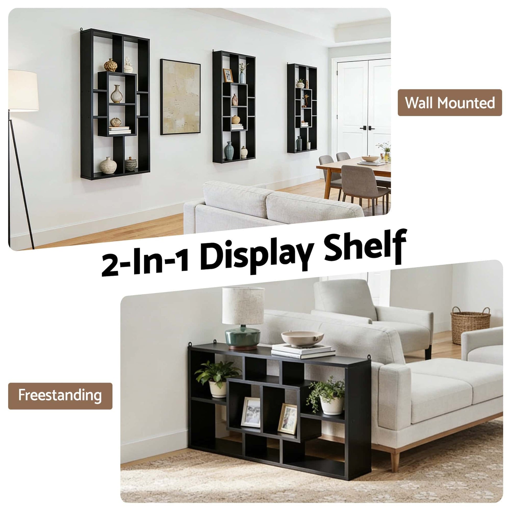 Best Floating Wall Shelves Bookshelf Black | Buy Online at Furniture Things Australia