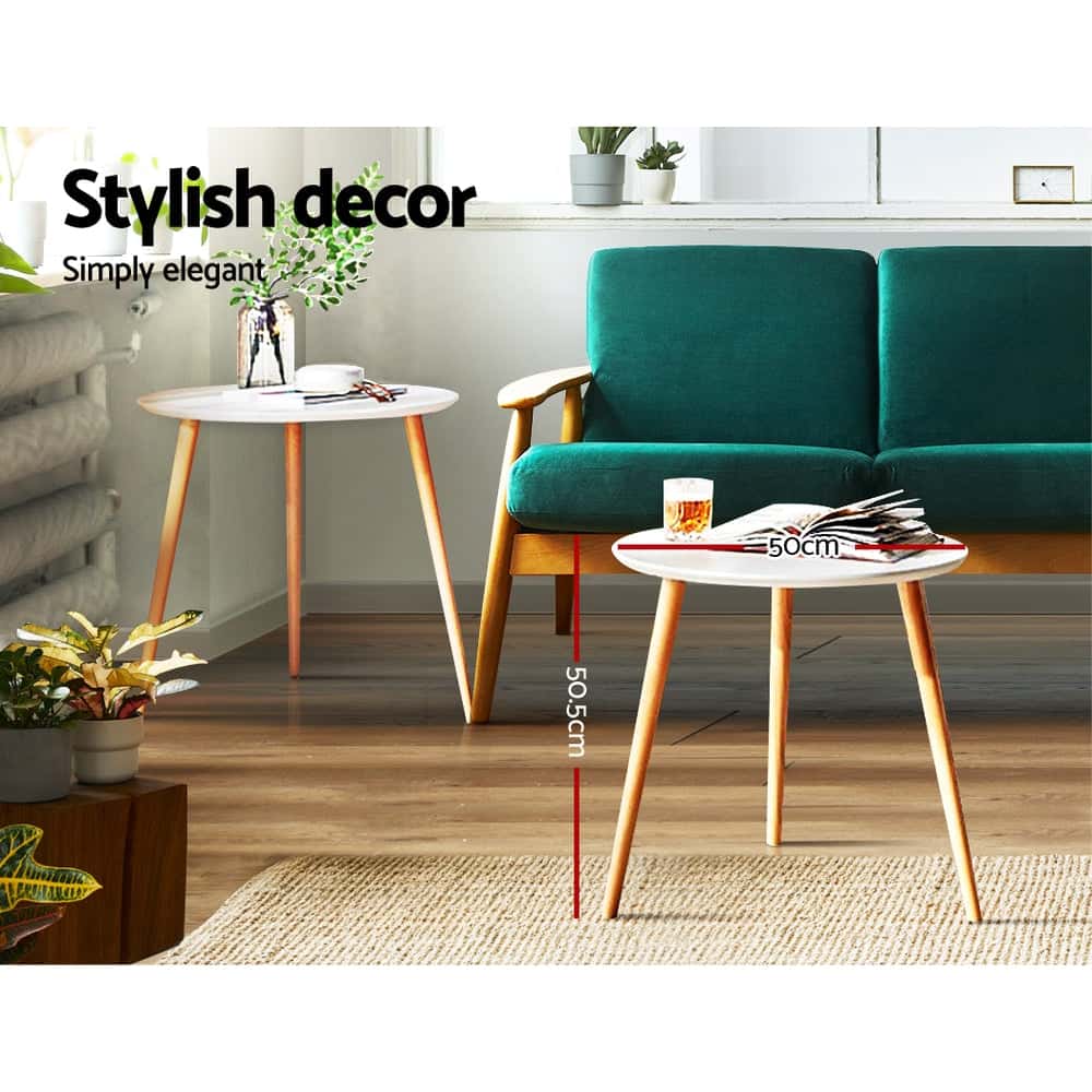 Best Coffee Table Round 50CM Callix | Buy Online at Furniture Things Australia
