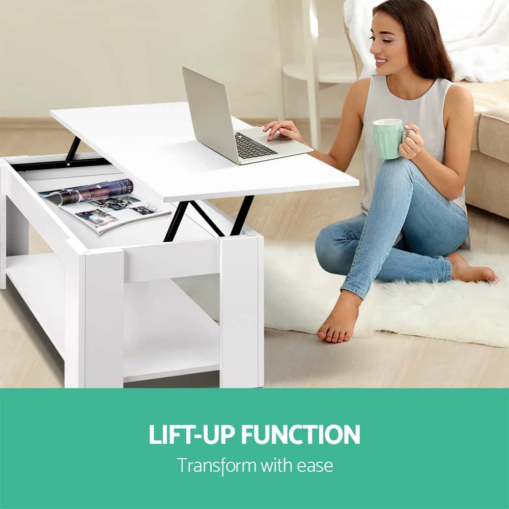 Best Coffee Table Lift-top Coffee Table White | Buy Online at Furniture Things Australia