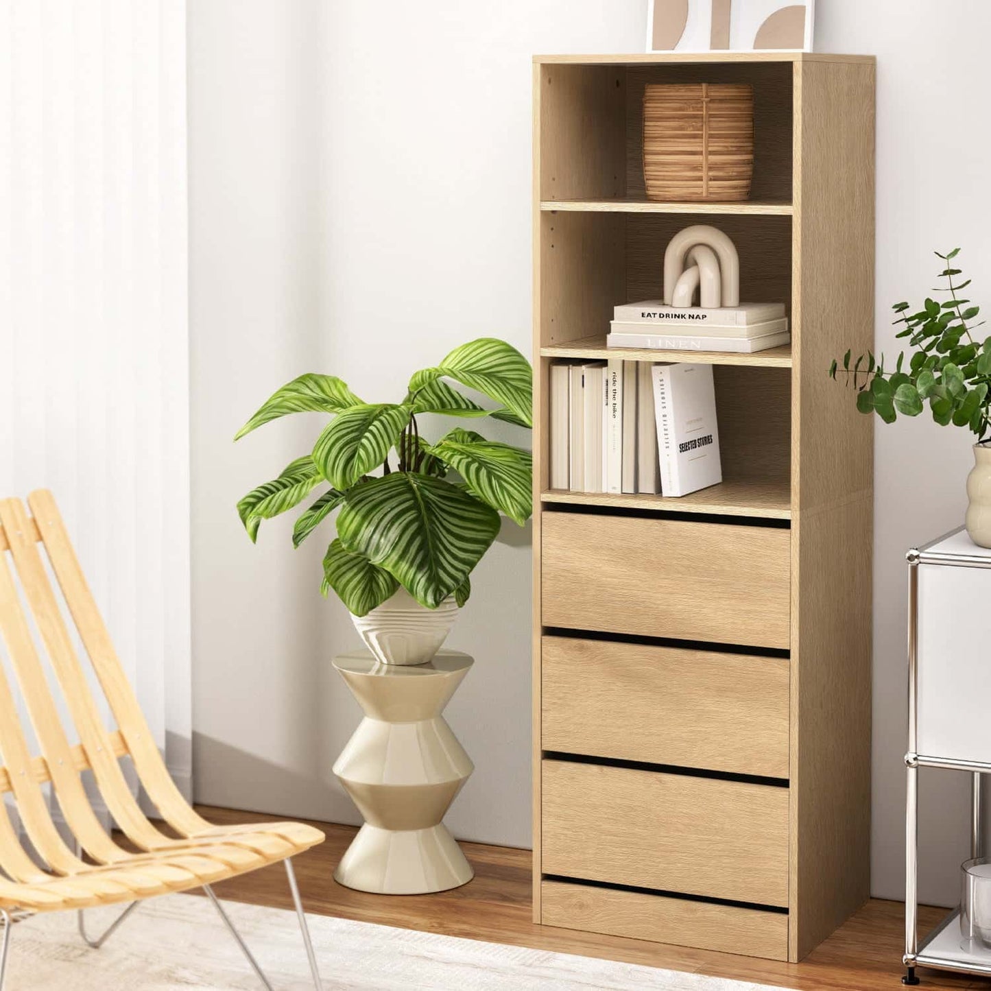 Best 3 Chest of Drawers Tallboy Cabinet Pine | Buy Online at Furniture Things Australia