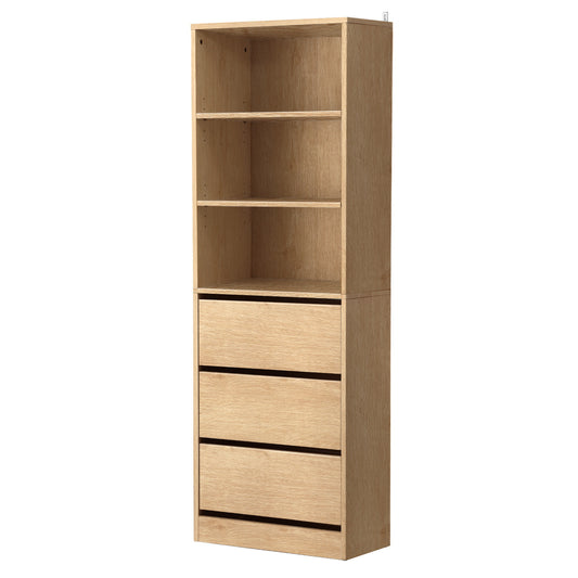 3 Chest of Drawers Tallboy Cabinet Pine