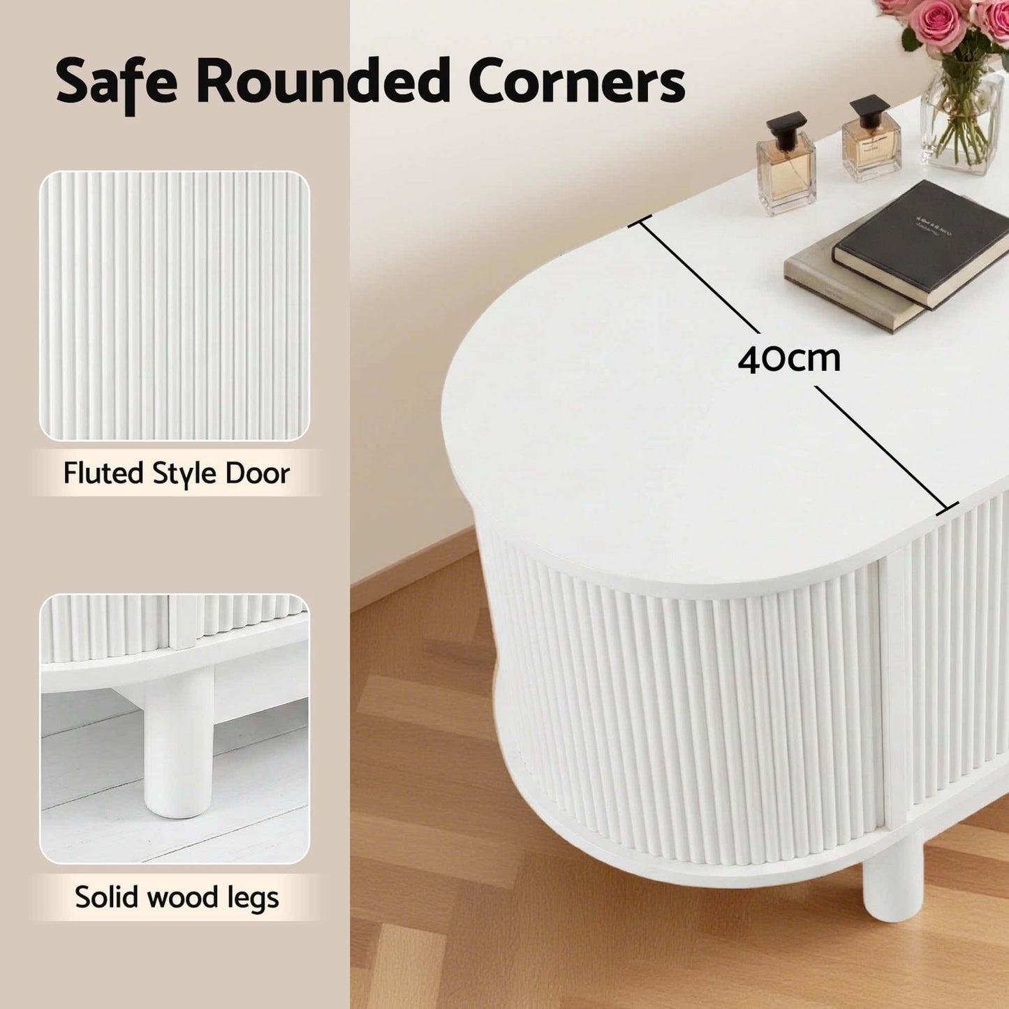 Best TV Unit Entertainment Unit Storage Cabinet 160cm White | Buy Online at Furniture Things Australia