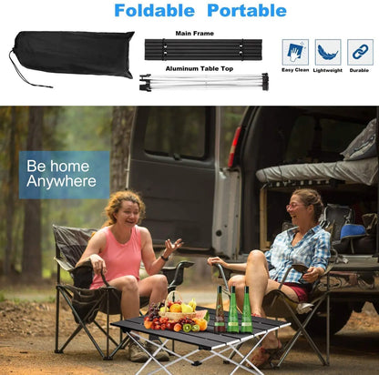 Camping Table Folding Aluminum Portable Outdoor Picnic Desk