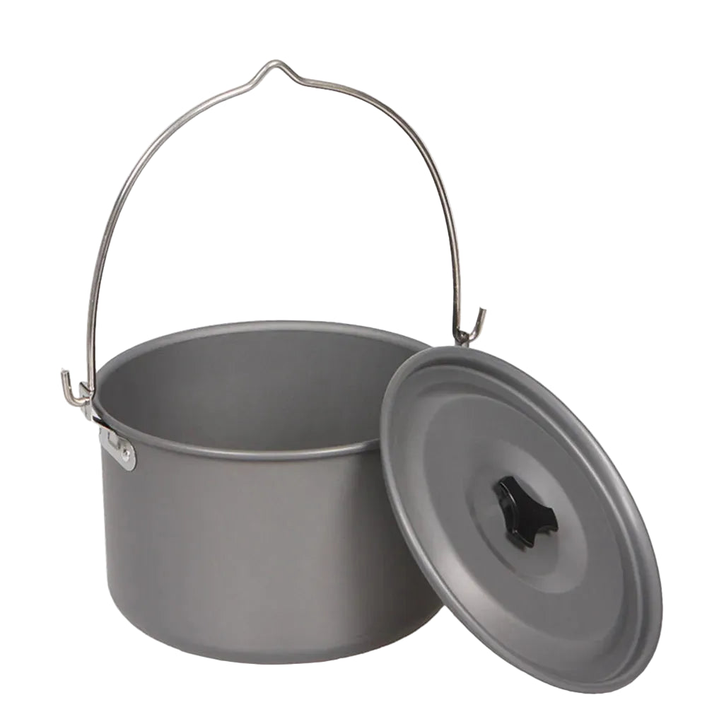 Camping Aluminium Hanging Pot 4.2L