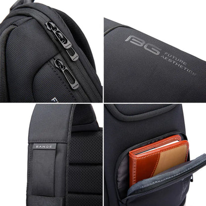 Men Crossbody Bag with Waterproof iPad Travel Messenger