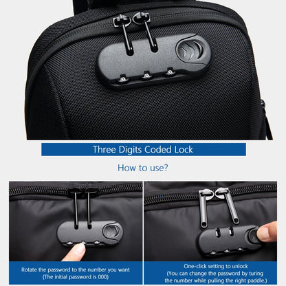 Shoulder Bag Anti-Theft Waterproof Crossbody Sling
