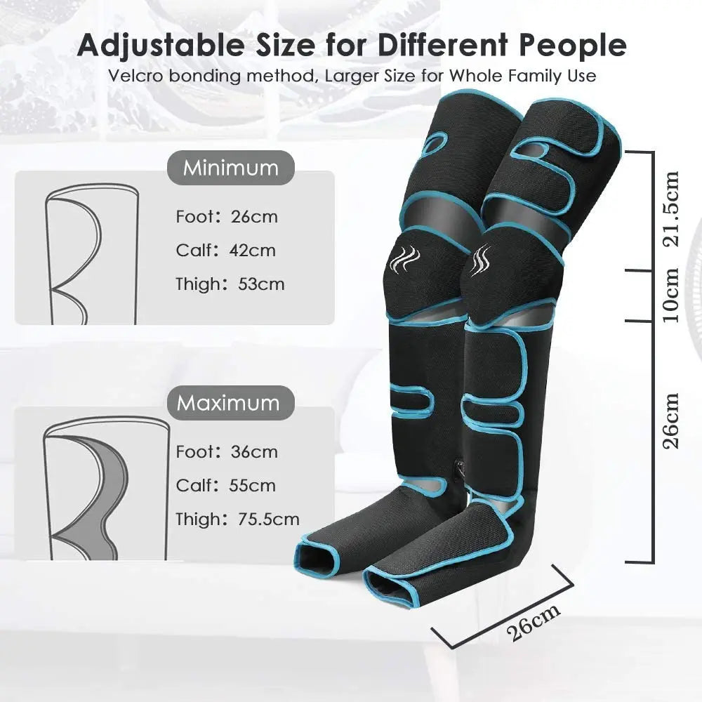 Leg Massager with Air Pressure Foot Calf Circulation Device