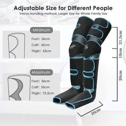 Leg Massager with Air Pressure Foot Calf Circulation Device
