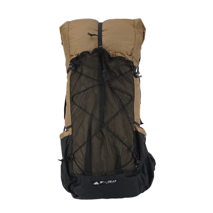 Hiking Backpack with Lightweight Nylon Khaki