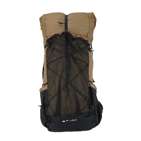 Hiking Backpack with Lightweight Nylon Khaki