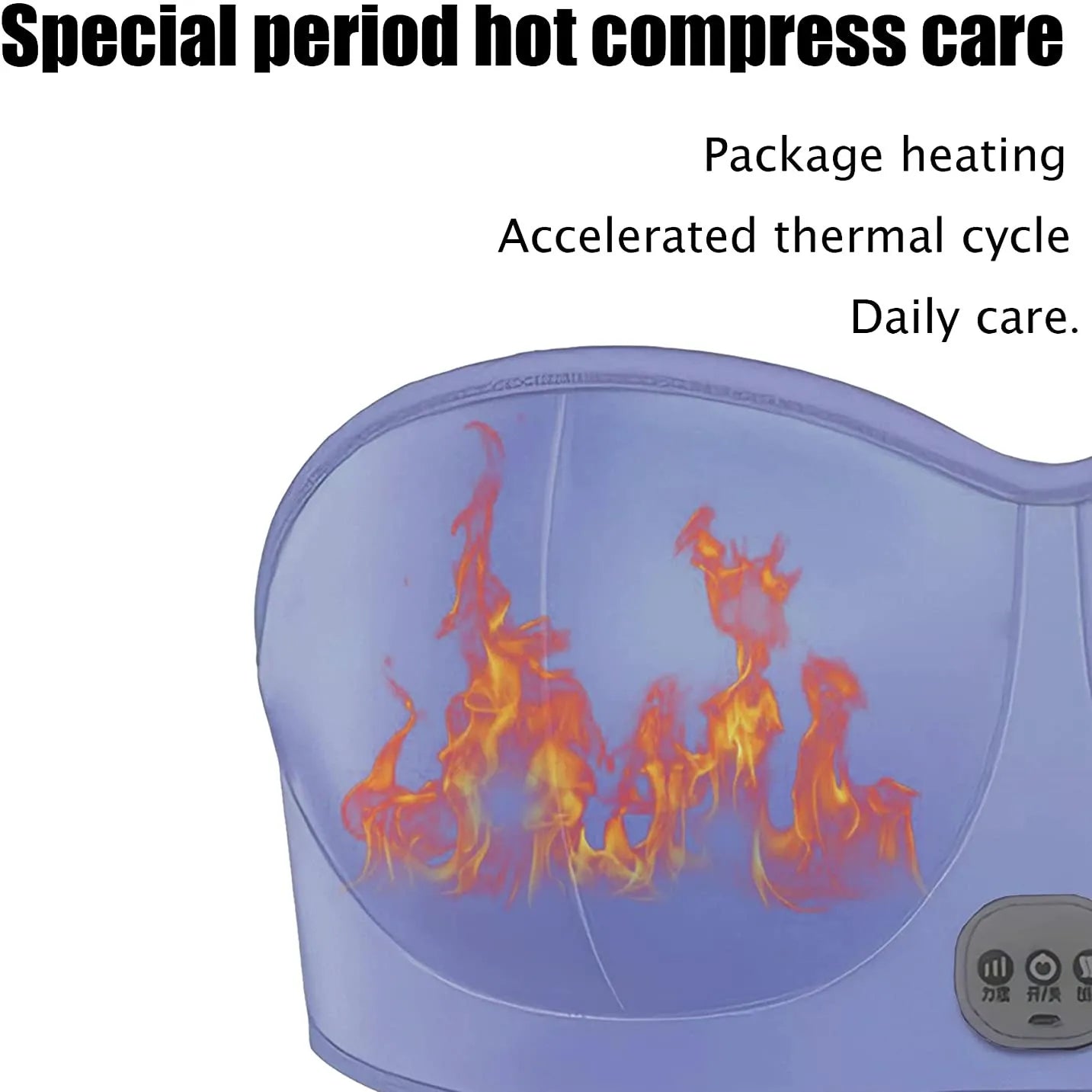 Breast Massager with Electric Wireless Hot Compress Bra