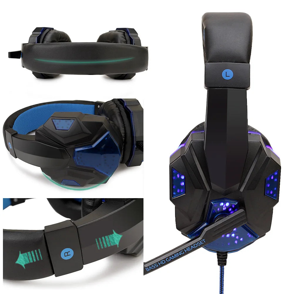 Wired LED  Gaming Headset with Microphone