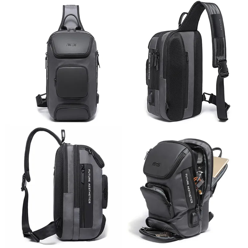 Crossbody Bag with Anti-Theft Waterproof Chest Sling