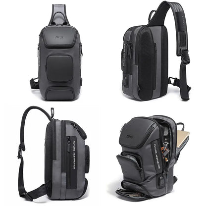 Crossbody Bag with Anti-Theft Waterproof Chest Sling