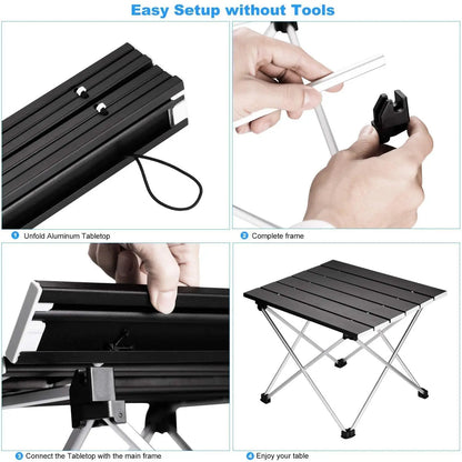 Camping Table Portable Folding Aluminum Outdoor Desk