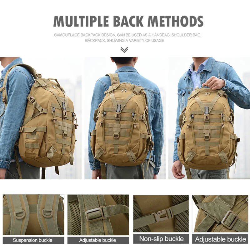 Backpack Tactical Hiking Travel Nylon