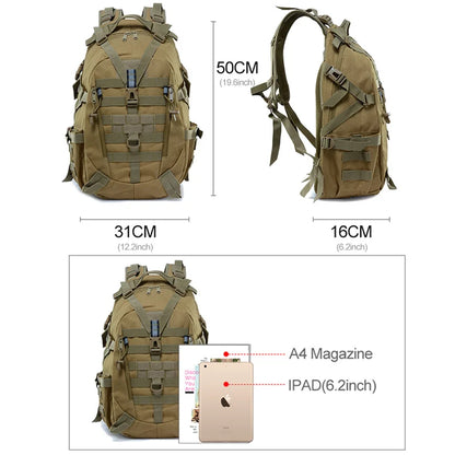 Backpack Tactical Hiking Travel Nylon