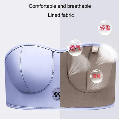 Breast Massager with Electric Wireless Hot Compress Bra