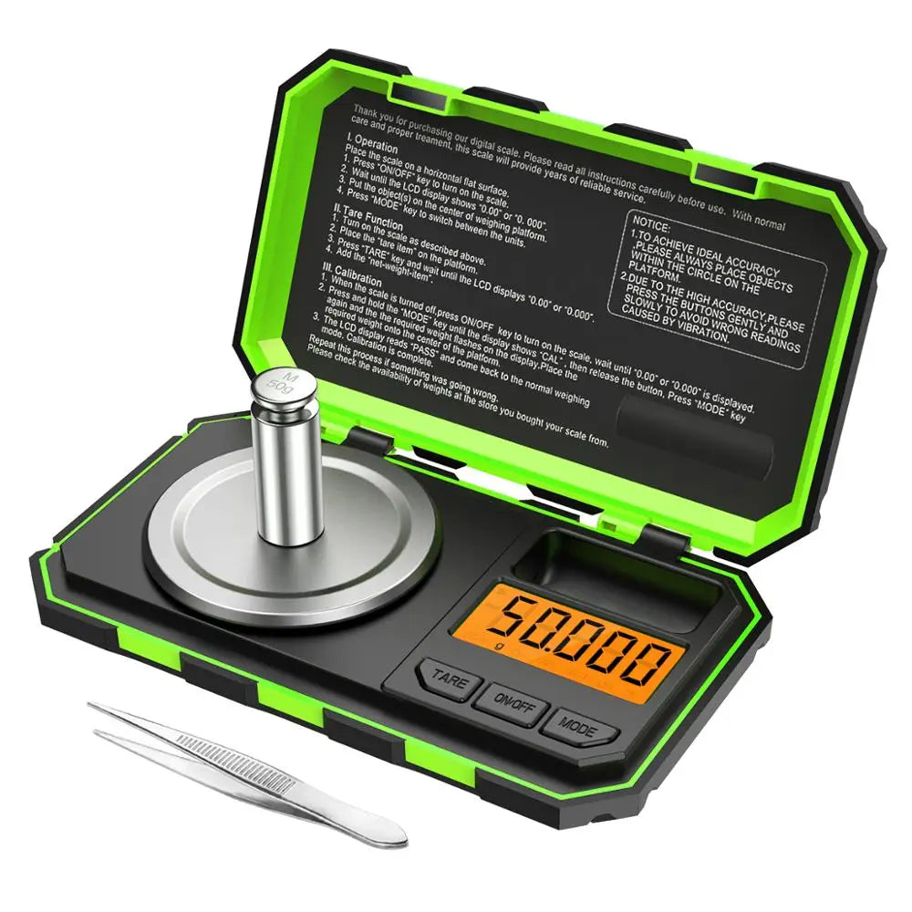 Digital Scale with Mini Jewelry Milligram Precision
