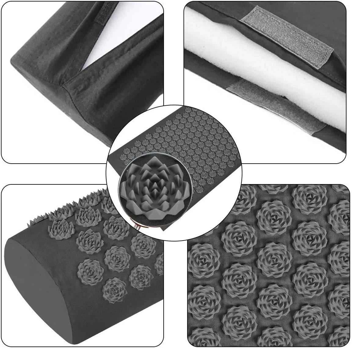 Acupressure Mat Lotus Spike Cushion Set