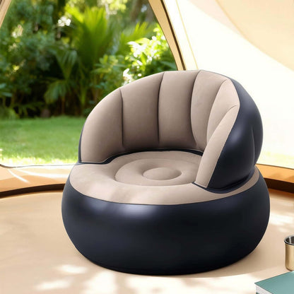 Best Inflatable Chair Blow Up Folding Air Chairs Sofa for Camping with Pump | Buy Online at Furniture Things Australia