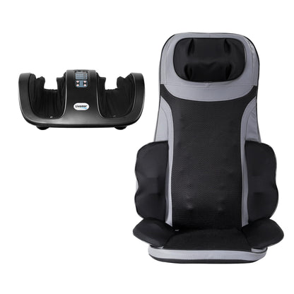 Full Back Massage Seat Cushion Heating With Kneading Foot Massagers
