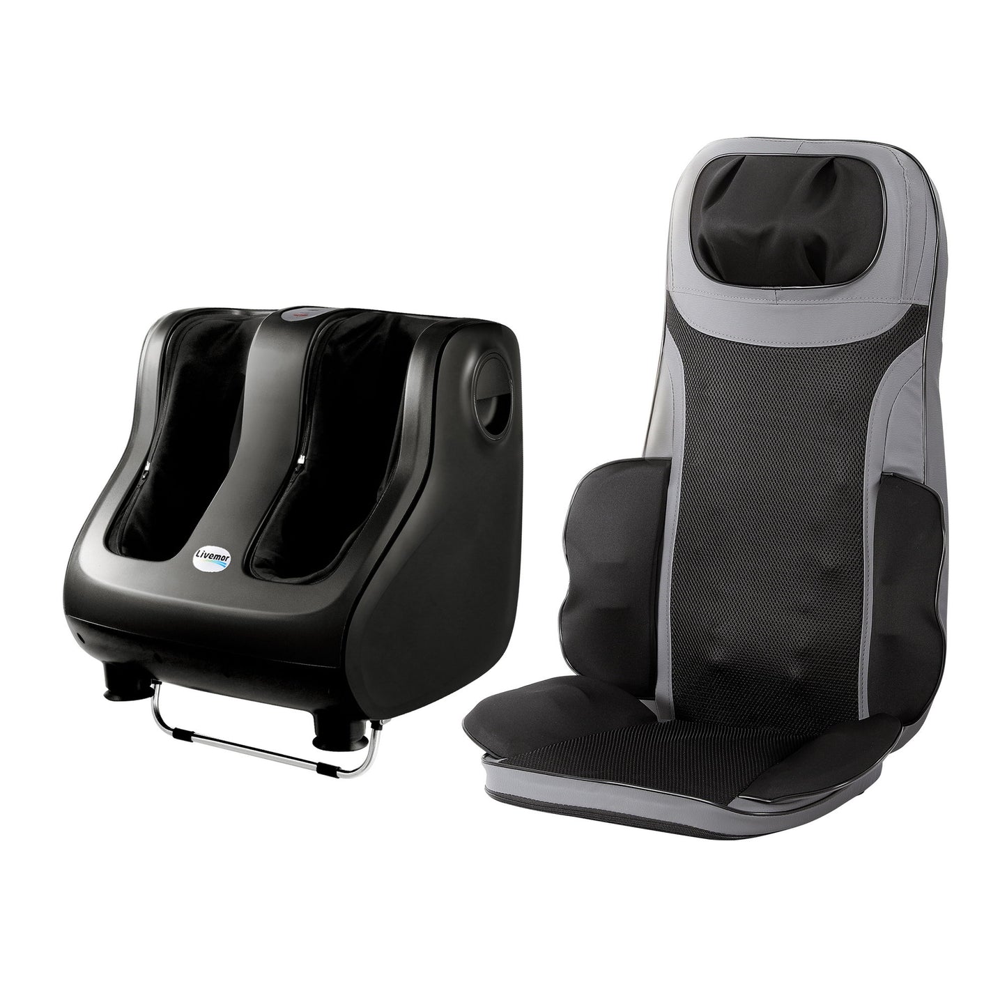 Full Back Massage Seat Cushion Heating With Foot Massagers