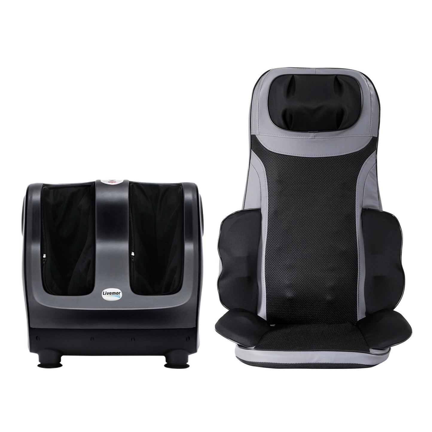 Full Back Massage Seat Cushion Heating With Foot Massagers