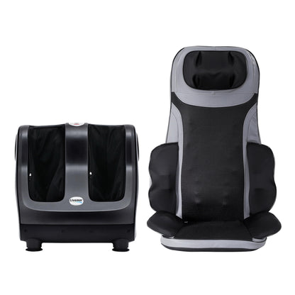 Full Back Massage Seat Cushion Heating With Foot Massagers
