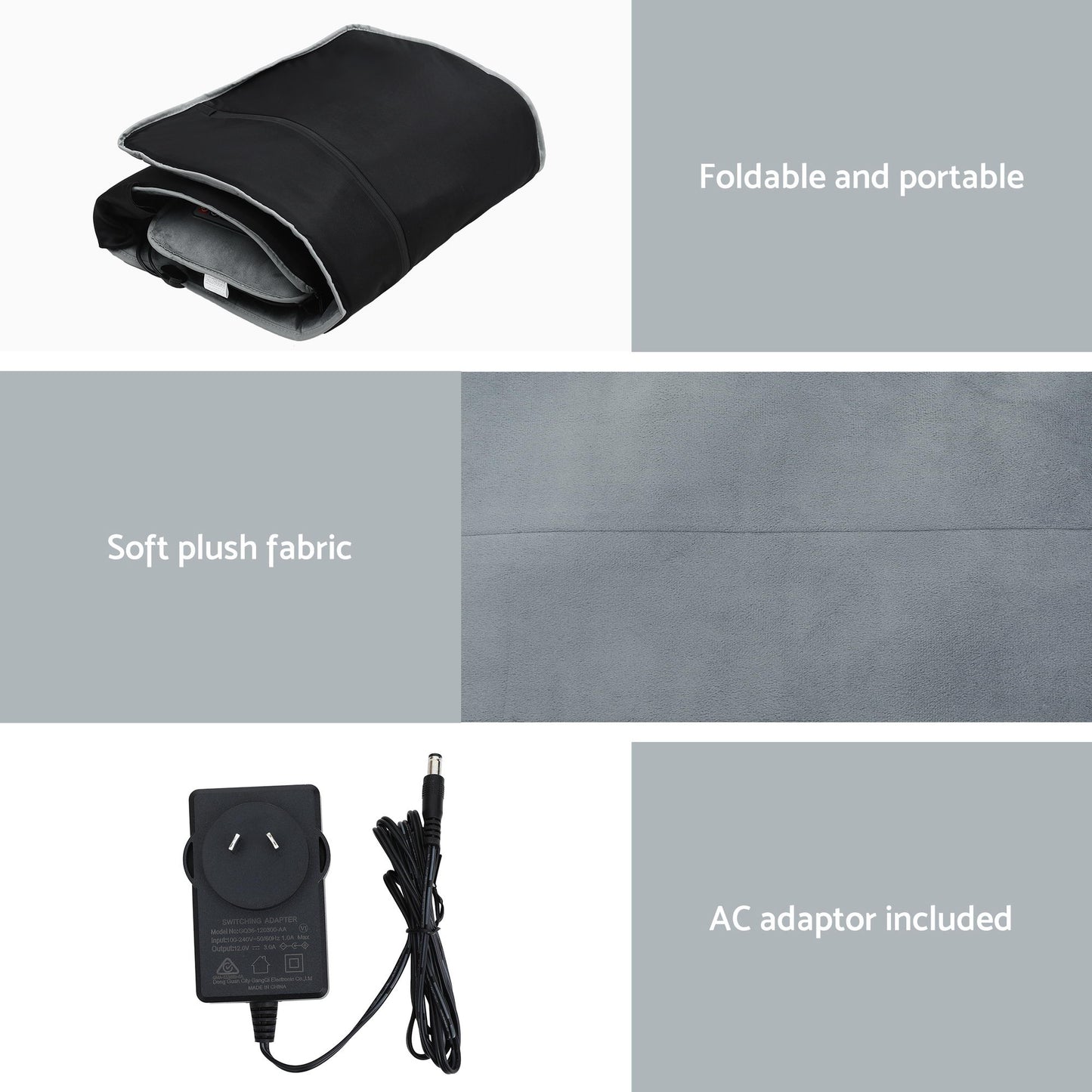 Massage Mat 10-nodes Vibration Heating Massage Cushion