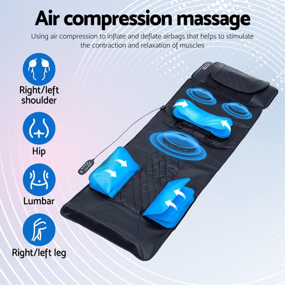 Massage Mat Heated Kneading Neck Massager