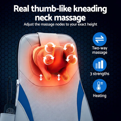 Full Back Massage with Cushion 3D Kneading Heating