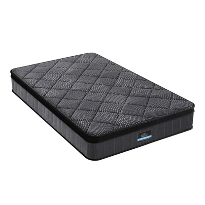 Bedding Single Mattress 25cm Pocket Spring Latex Euro Top Medium Firm Bed