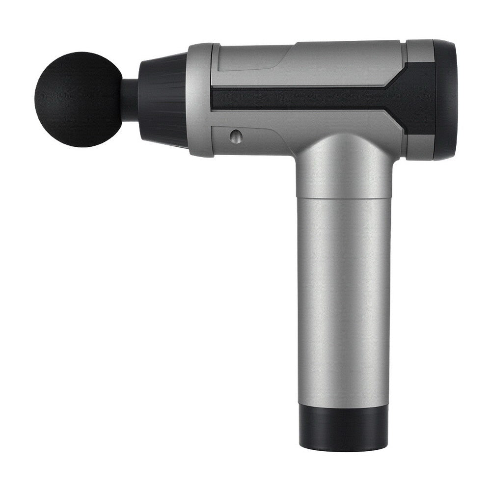 Massage Gun 30 Speed 6 Heads Vibration Muscle Massager Chargeable Black