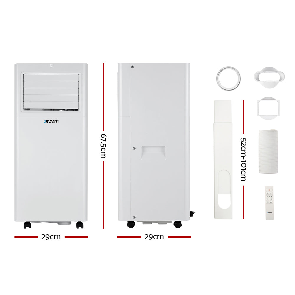 Portable Air Conditioner Cooling Mobile Fan Cooler Dehumidifier