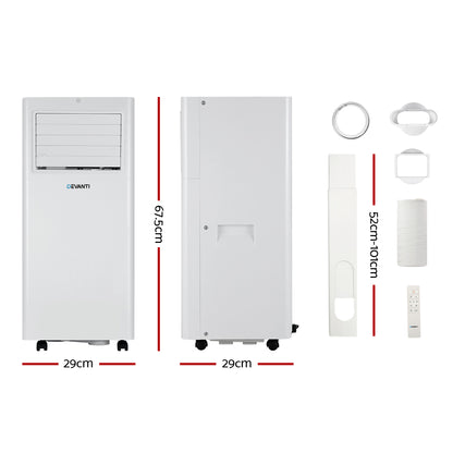 Portable Air Conditioner Cooling Mobile Fan Cooler Dehumidifier