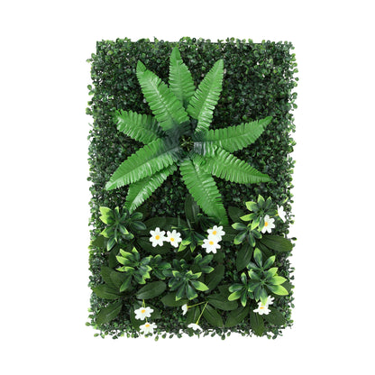 Gardeon 4PCS Artificial Plant Wall Panels 40X60CM Boxwood Panel Leaf Backdrop Backyard Green Decor