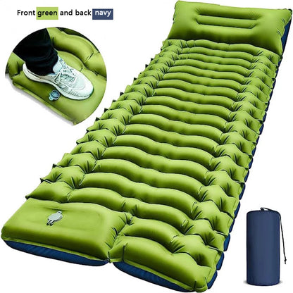 Camping Inflatable Mattress with Sleeping Pillow