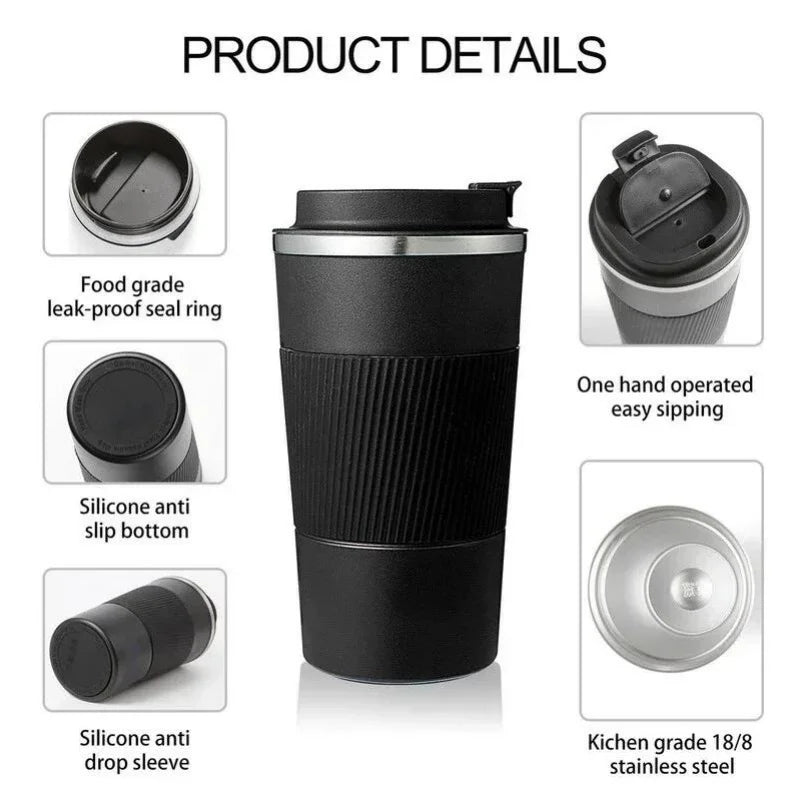 Coffee Mug Stainless Steel Thermal Travel Cup 510ml