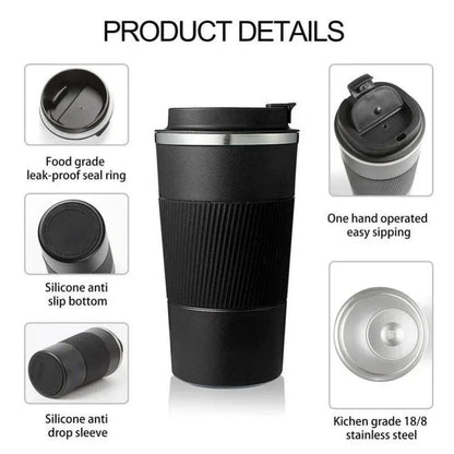 Coffee Mug Stainless Steel Thermal Travel Cup 510ml