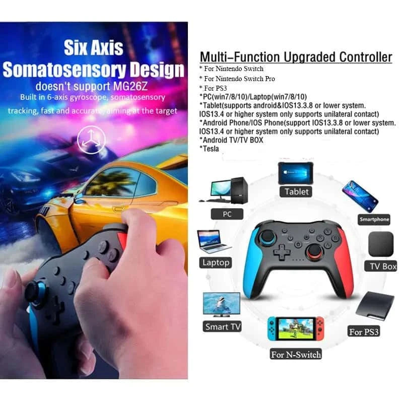 Best Gamepad Wireless Bluetooth Controller Dual Vibration Joystick | Buy Online at Furniture Things Australia