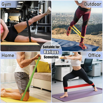 5-Level Resistance Workout Bands Set