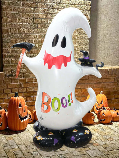 Best Halloween Balloon 3D Ghost Aluminum Foil | Buy Online at Furniture Things Australia