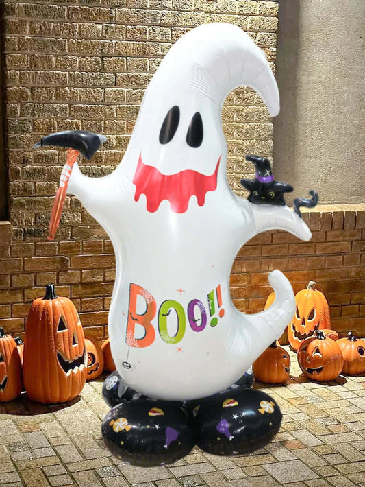 Best Halloween Balloon 3D Ghost Aluminum Foil | Buy Online at Furniture Things Australia