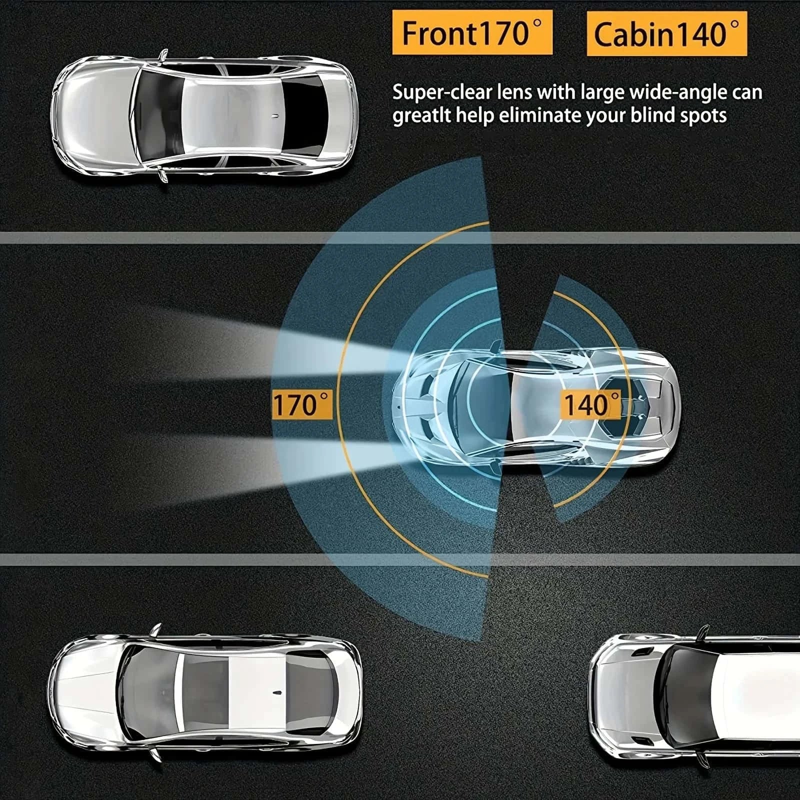 Best Dash Cam Car WiFi Dual Lens 1080P | Buy Online at Furniture Things Australia