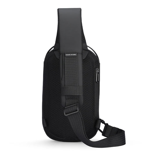 Crossbody Bag Waterproof Hard-Shell with USB Port