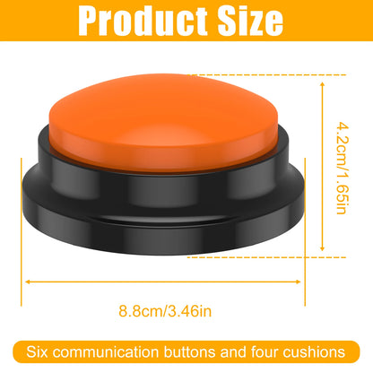 Dog Training Buttons Recordable Talking Pet Interactive Light